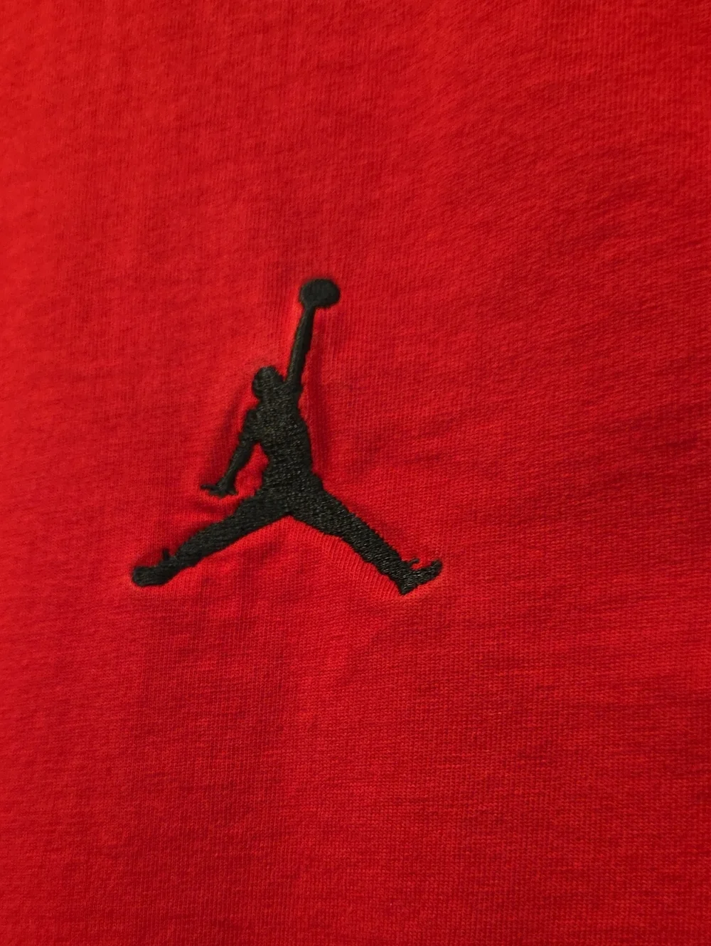 JORDAN Men’s Red Short-Sleeve Crewneck T-Shirt